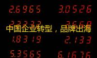 中国企业转型，品牌出海推动本土物流企业发展，跨境电商平台有望扩展全球影响力
